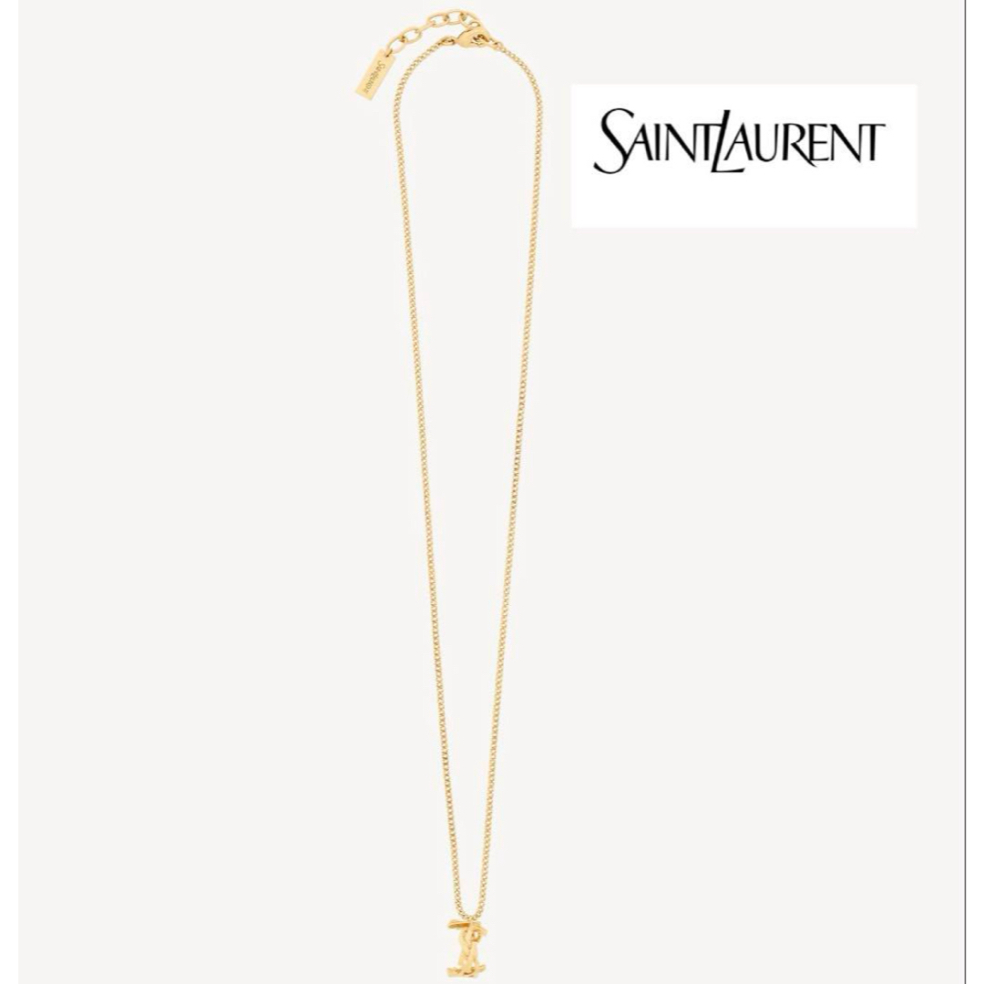 Yves Saint Laurent(イヴサンローラン)の美品✨SAINT LAURENT カサンドラ ネックレスゴールド ネックレス レディースのアクセサリー(ネックレス)の商品写真