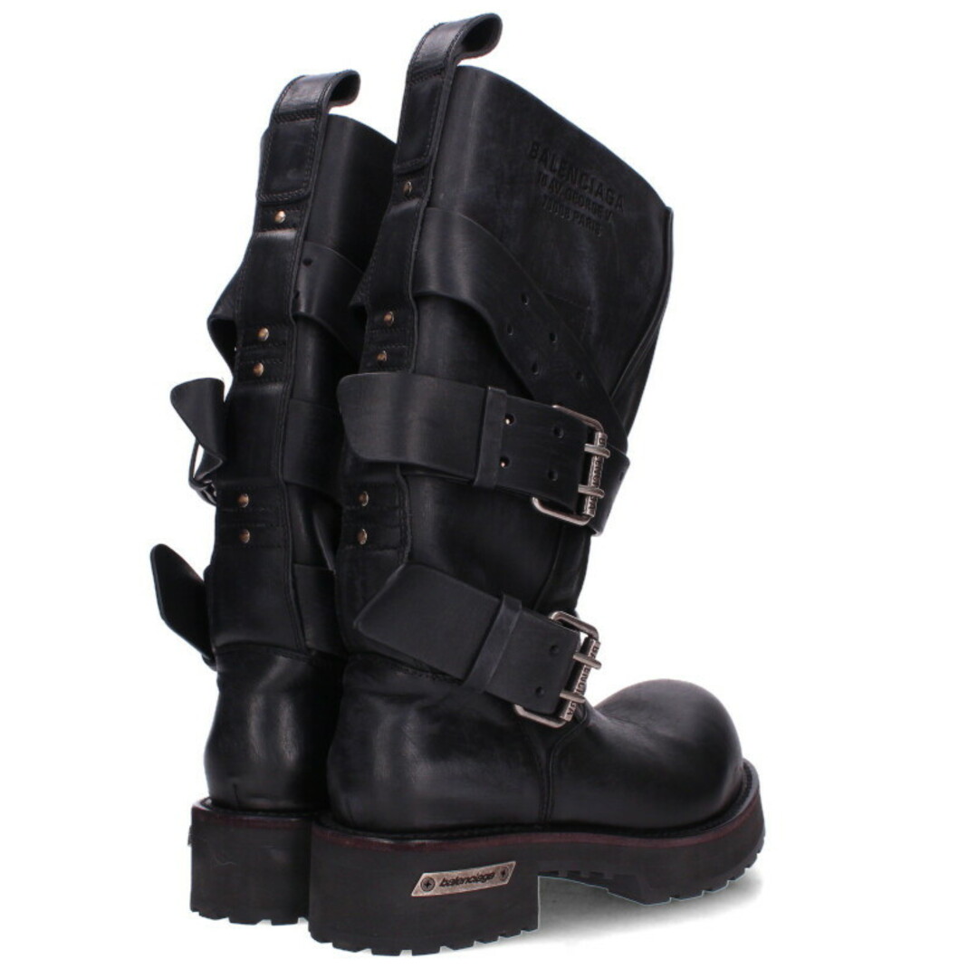 【送料込】BALENCIAGA★Venom ハイブーツ ブラック エクストラ ラウンドトゥ メンズ Venom ハイブーツ