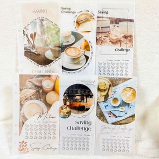 cafe Time A6 saving リフィルバインダー貯金韓国(ファイル/バインダー)