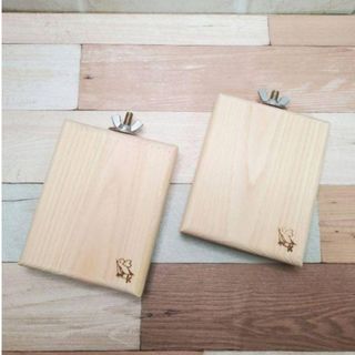 ☆国産ヒノキ使用☆ことりちゃんのとまり木2枚セット♡　インコ　止まり木