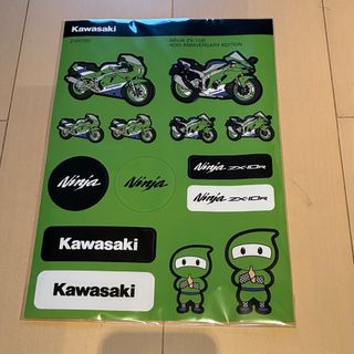カワサキ(カワサキ)のカワサキ・ファミマ　コラボステッカー　Ninja(即購入不可)(その他)