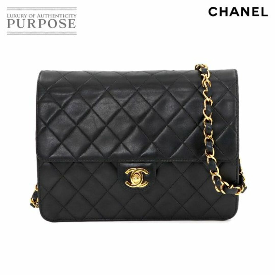 あ*こ様 CHANELマトラッセ 黒 レザー ショルダーバッグ ヴィンテージ