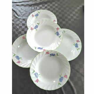 花柄皿　5枚セット　約23.5㎝