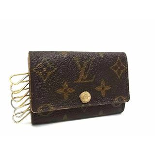 ルイヴィトン(LOUIS VUITTON)のLOUIS VUITTON ルイヴィトン M61285 モノグラム ミュルティクレ6 6連 キーケース 鍵入れ レディース ブラウン系×ピンク系 DI7822(その他)