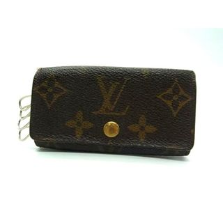 ルイヴィトン(LOUIS VUITTON)のLOUIS VUITTON ルイヴィトン M62631 モノグラム ミュルティクレ4 4連 キーケース 鍵入れ ブラウン系 DY0334(その他)