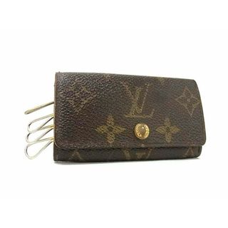 ルイヴィトン(LOUIS VUITTON)のLOUIS VUITTON ルイヴィトン M62631 モノグラム ミュルティクレ4 4連 キーケース 鍵入れ レディース メンズ ブラウン系 DI4541(その他)