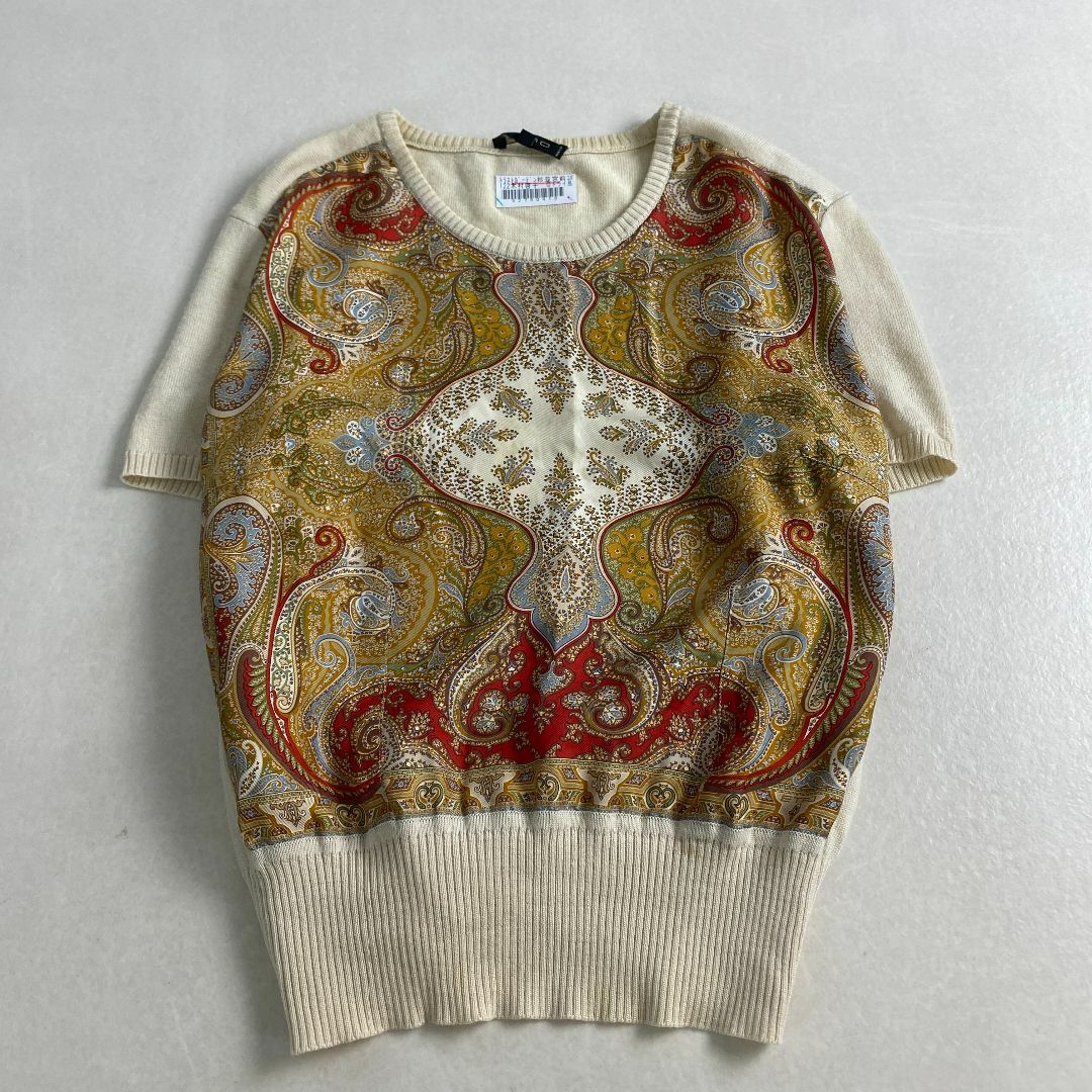 ETRO - エトロ　ニット　シルク　ペイズリー　薄手ニット　48 L XL相当 ETRO　金