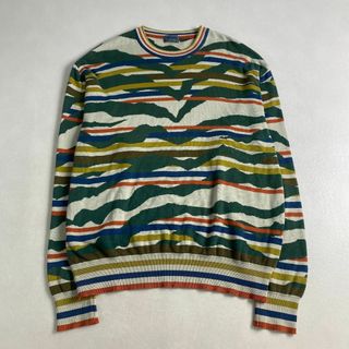ケンゾー(KENZO)のケンゾー　ニット　KENZO　長袖　総柄　マルチカラー　大きいサイズ(ニット/セーター)