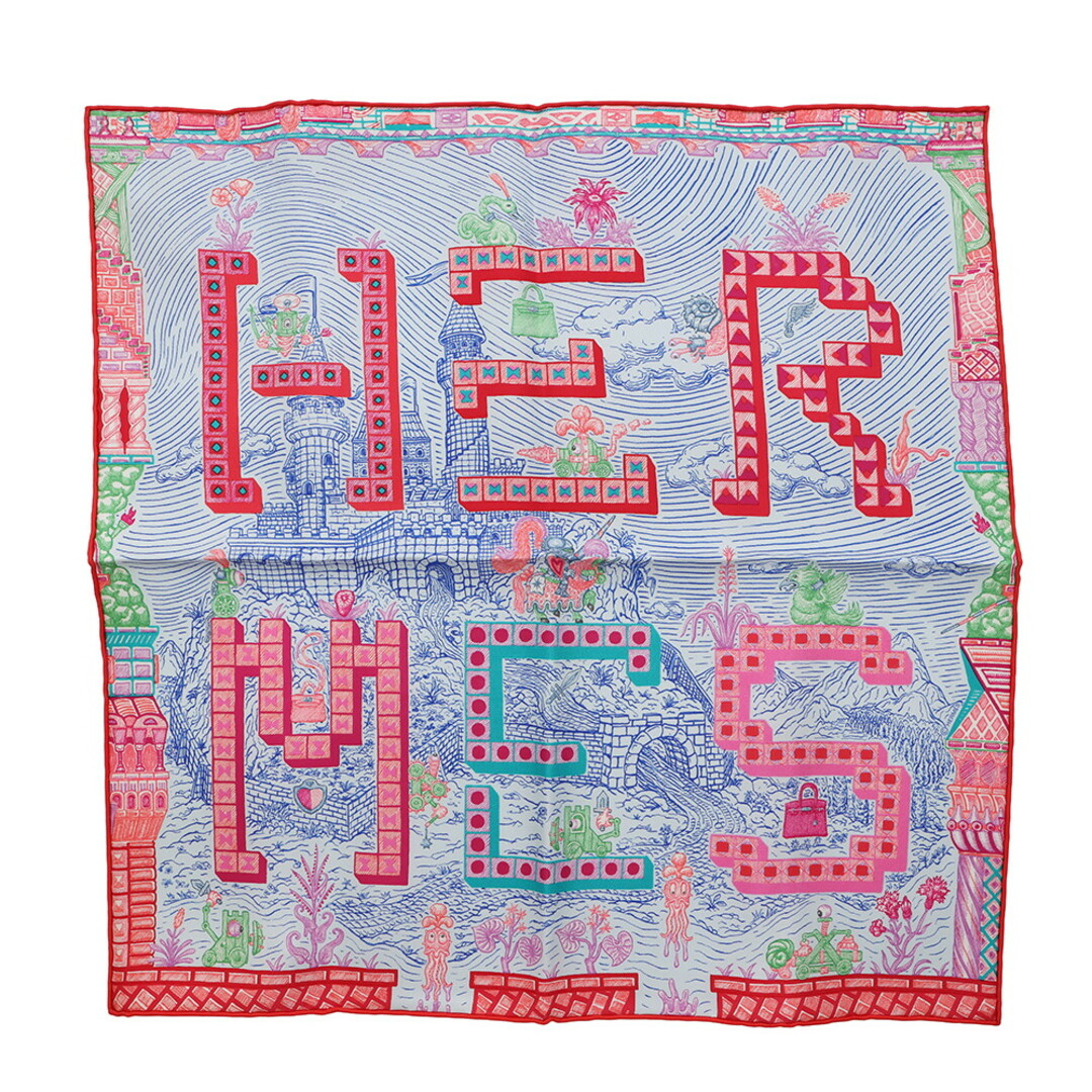 HERMES エルメス スカーフ カレ45 プチカレ ガヴロッシュ 『MORS