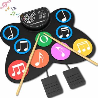 Clordeal 電子ドラムセット ロールアップ式 9パッド 子供用ドラムセット(その他)