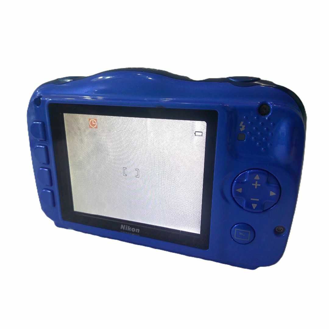 スマホ転送OK】ニコン Nikon COOLPIX S33 ブルー デジカメ