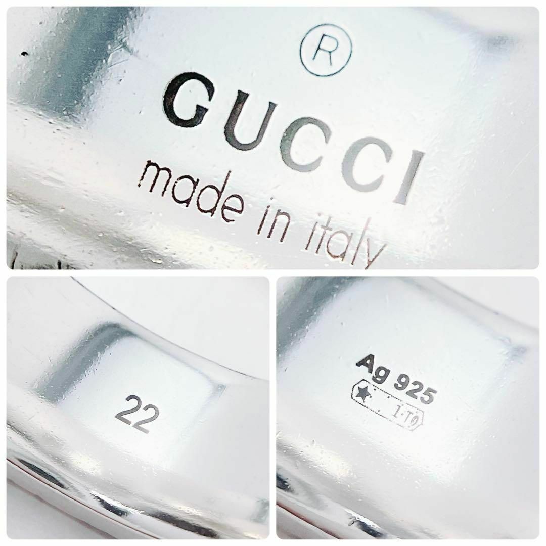 GUCCI - 極美品＊グッチ GUCCI 925 リング 指輪 シルバー メンズ