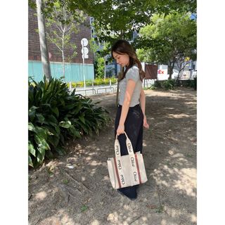 クロエ(Chloe)のChloé ベージュ トートバッグ キャンバス(トートバッグ)