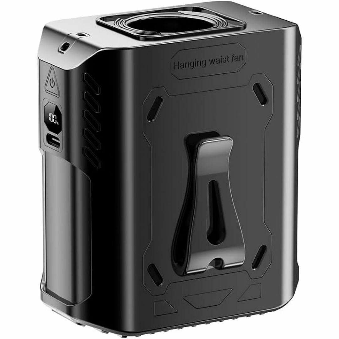 2個セート　ベルトファン 腰掛け扇風機 強力 携帯扇風機 首掛け/腰掛け/卓上 b07-78ax2.jpg