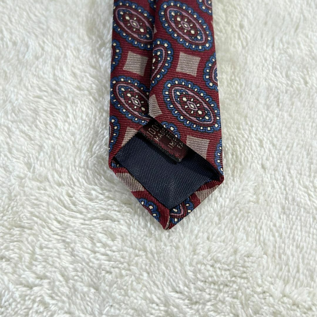 【美品】CHAPS ラルフローレン ネクタイ ワインレッド シルク100％  メンズのファッション小物(ネクタイ)の商品写真