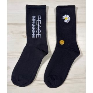 peaceminusone ピースマイナスワン ソックス 靴下 黒(ソックス)