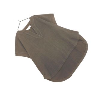 B:MING ｂｙ BEAMS キーネック カットソー カーキ ■◆ レディース(カットソー(半袖/袖なし))
