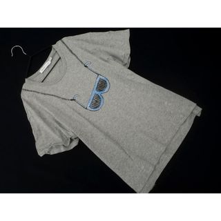 シーバイクロエ(SEE BY CHLOE)のSEE BY CHLOE シーバイクロエ だまし絵 プリント Tシャツ size40/グレー ■◆ レディース(Tシャツ(長袖/七分))