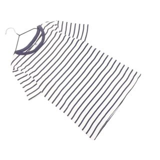 プチバトー(PETIT BATEAU)のPETIT BATEAU プチバトー ボーダー Tシャツ sizeM/白ｘ紺 ■◆ レディース(Tシャツ(半袖/袖なし))