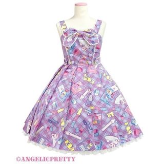 アンジェリックプリティー(Angelic Pretty)のangelicpretty Fancy Stationeryジャンパースカート(ひざ丈ワンピース)