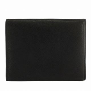 コーチ(COACH)のコーチ COACH カードケース カード入れ 二つ折り レザー ロゴ 黒(名刺入れ/定期入れ)