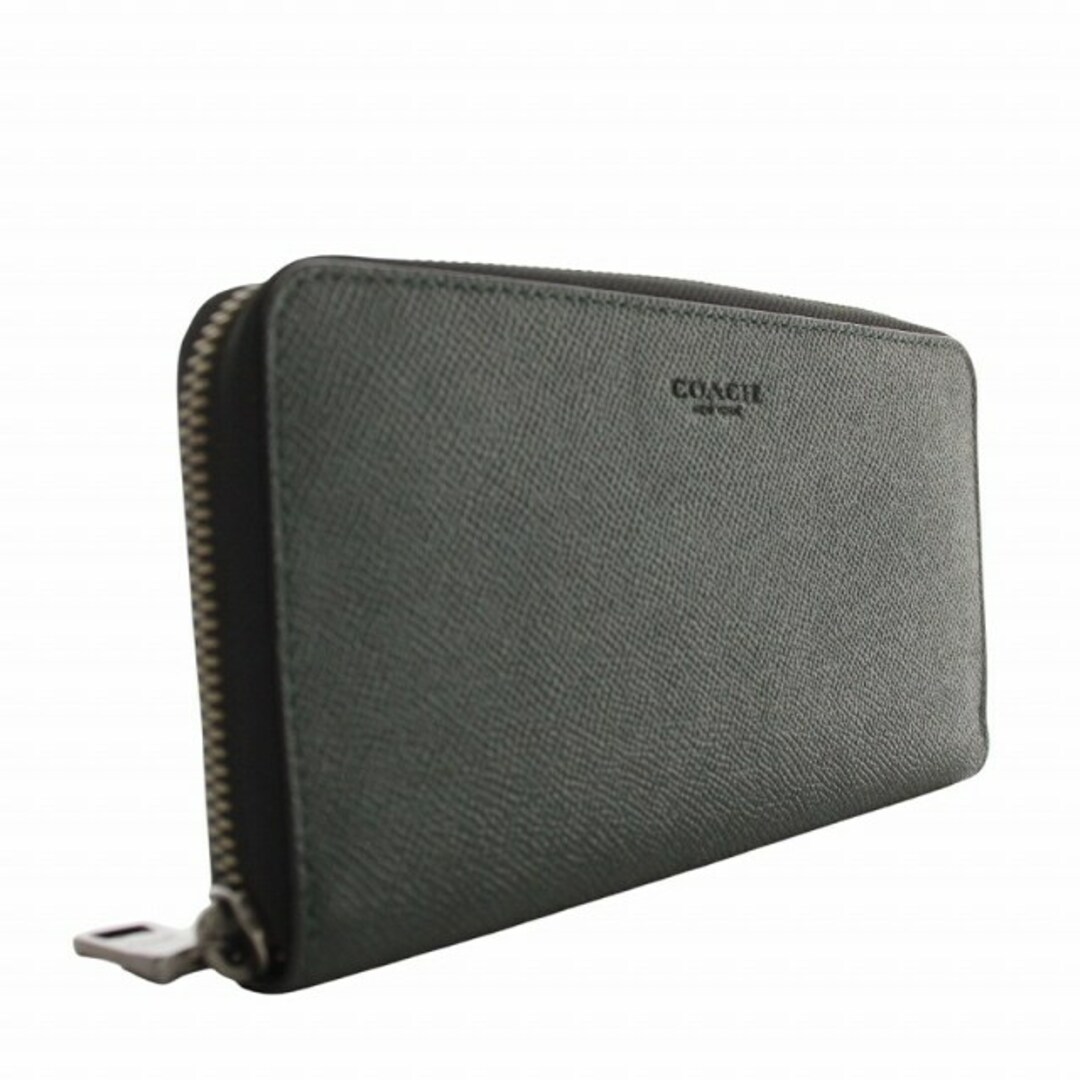 【未使用級】COACH コーチ 長財布 レザー ラウンドファスナー 現行ロゴ COACH - コーチ COACH 長財布 レザー ラウンドファスナー ロゴ