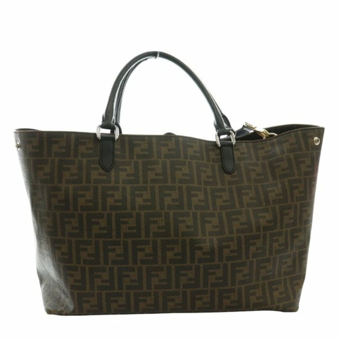 FENDI - フェンディ ズッカ柄 トートバッグ ショルダー 2WAY 茶