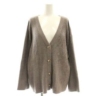 スナイデル(SNIDEL)のスナイデル ホーム 23AW WarmMisty リブニットカーディガン(カーディガン)
