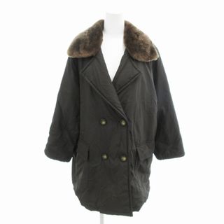 マックスマーラ(Max Mara)のマックスマーラ MAX MARA 白タグ 中綿 コート ダブル 40 こげ茶(その他)