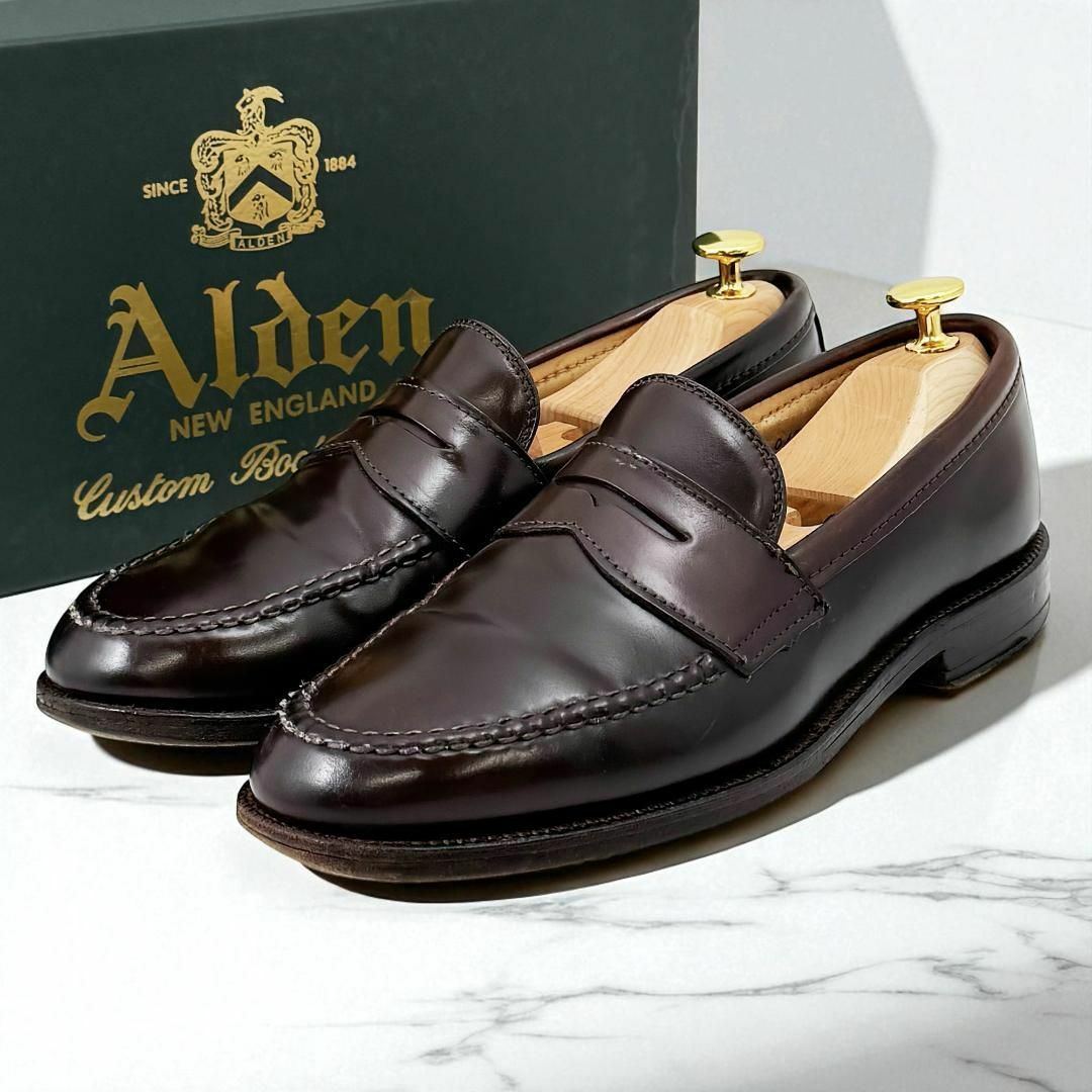 Alden(オールデン)の定価21万 オールデン 24.5㎝ 6.5 コードバン 99162 ローファー メンズの靴/シューズ(ドレス/ビジネス)の商品写真