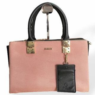 美品　D.KELLY ニノン ハンドバッグ ショルダーバッグ　２way ピンク(ハンドバッグ)