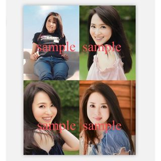 松田聖子Ｌ判写真４枚(女性タレント)