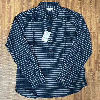 URBAN RESEARCH - [新品] URBAN RESEARCH ネイビー ストライプ 長袖シャツ M