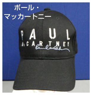 Paul McCartney ツアーキャップ 黒　(キャップ)