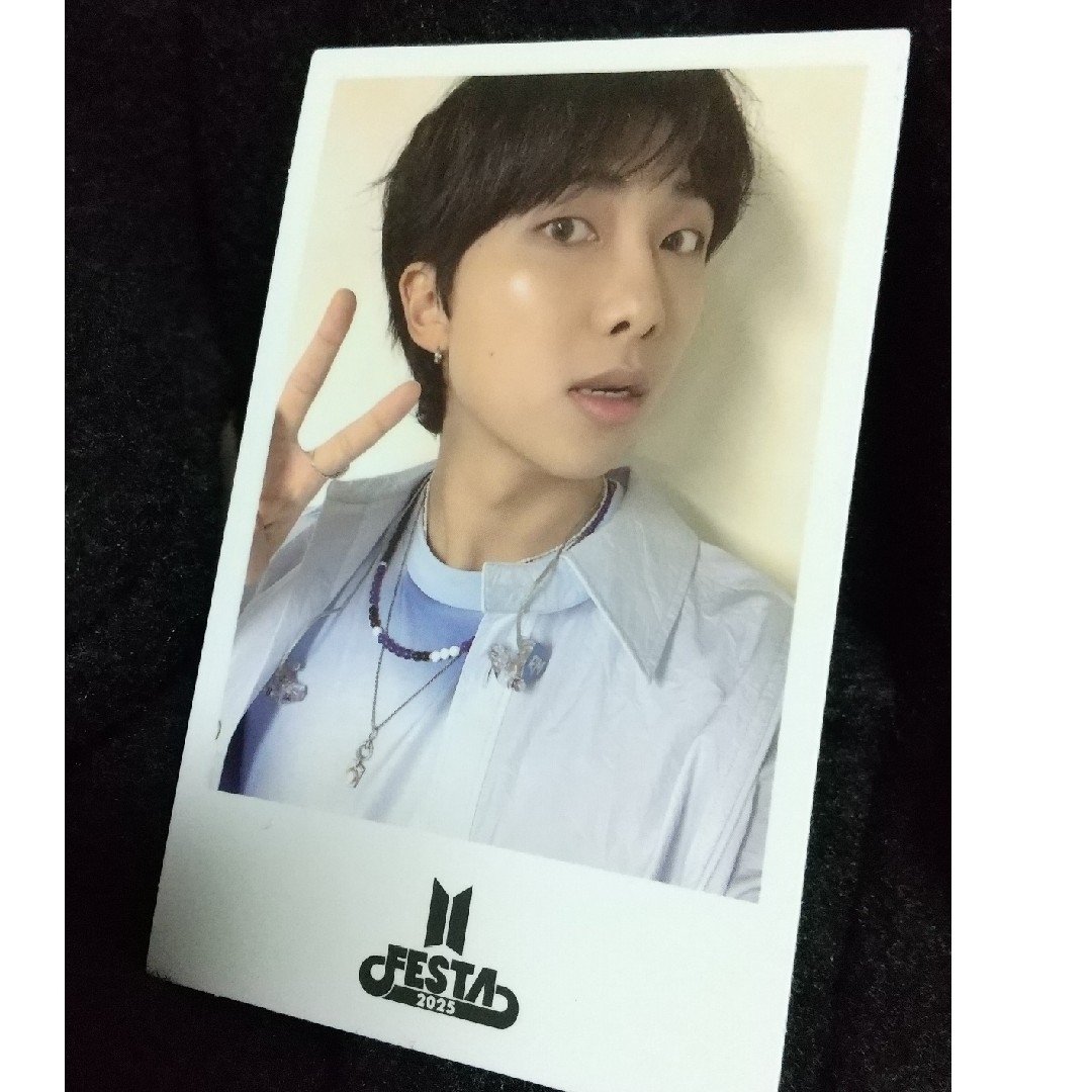 BTS festa 2025 インスタントフォト RM ナムジュン トレカ エンタメ/ホビーのタレントグッズ(アイドルグッズ)の商品写真