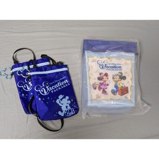 ディズニー(Disney)の<バケーションパッケージ>ポップコーンケース＆ショルダーポーチ(キャラクターグッズ)