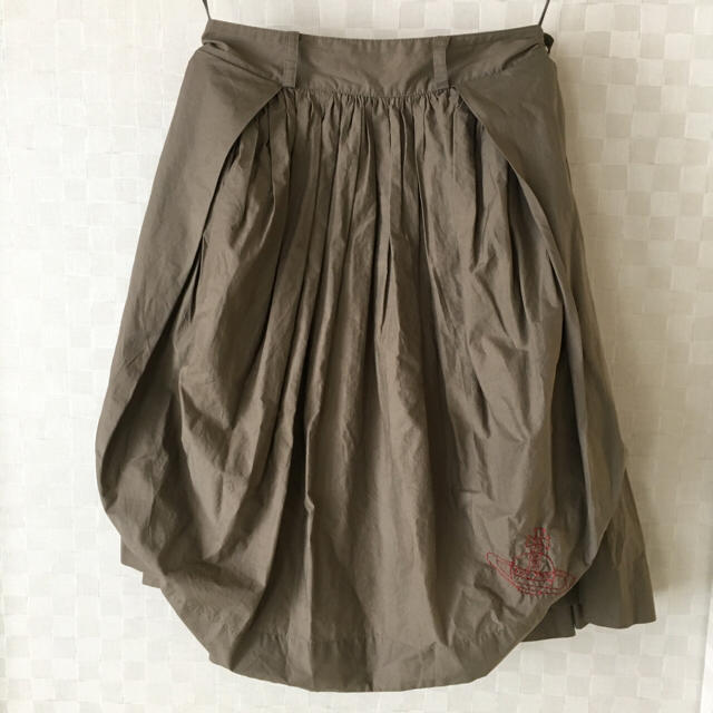 Vivienne Westwood(ヴィヴィアンウエストウッド)のviviennewestwoodヴィヴィアンバルーンオーブ刺繍スカート レディースのスカート(ひざ丈スカート)の商品写真