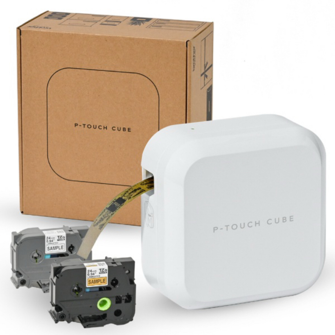 brother(ブラザー)の【新品】brotherラベルライターP-TOUCH CUB PT-P710BT インテリア/住まい/日用品のオフィス用品(OA機器)の商品写真