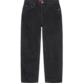 Supreme - 34 supreme baggy jean black ブラック