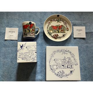 アラビア(ARABIA)のマグ&プレートセット(食器)