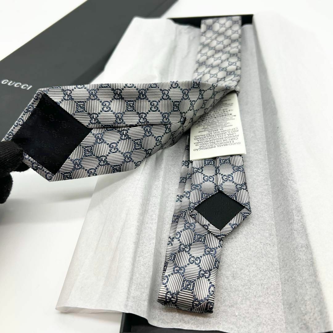 GUCCI - 新品 高級感 GUCCI グッチ ネクタイ GGジャガード