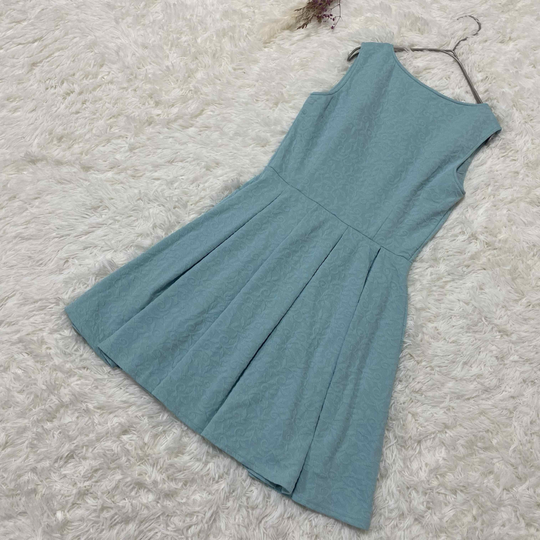 CECIL McBEE(セシルマクビー)の【CECIL McBEE】セシルマクビー　ミントグリーン　ミニ　ワンピース レディースのワンピース(ミニワンピース)の商品写真