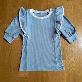 グレイル(GRL)のGRL グレイル　トップス🩵(カットソー(半袖/袖なし))