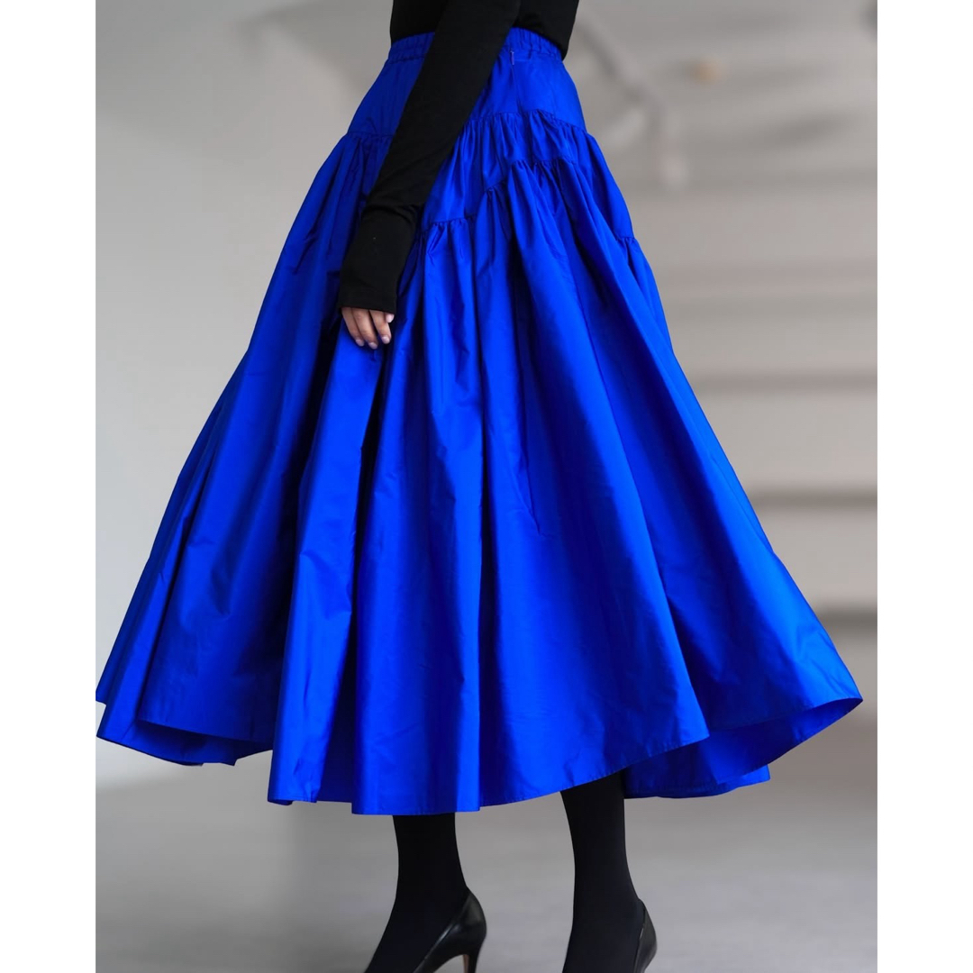 スカート she tokyo Eleanor  blue 2022 ファッション 【美品】she tokyo シートウキョウ Eleanor