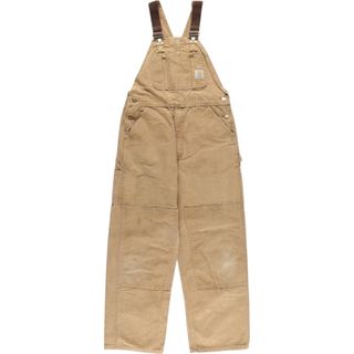 カーハート(carhartt)の古着 カーハート Carhartt ダブルニー ダック オーバーオール メンズw36相当 /eaa565032(サロペット/オーバーオール)