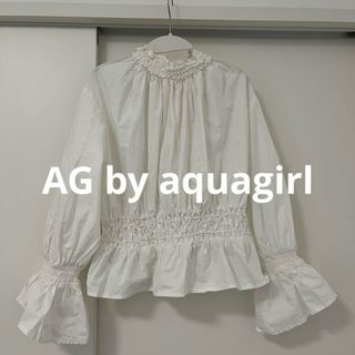 エージーバイアクアガール(AG by aquagirl)のAG by aquagirl エージーバイアクアガール　長袖ブラウスM(シャツ/ブラウス(長袖/七分))