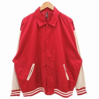 アザー(other)のハルハム HALHAM ルーズフィット サテン スタジャン ブルゾン XL(スタジャン)