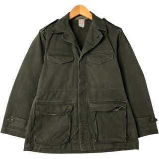 古着 フランス軍 M-47 後期型 ヘリンボーン ミリタリー フィールドジャケット メンズM相当 ヴィンテージ /eaa549593(ミリタリージャケット)