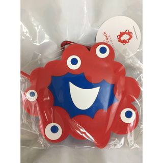 オフシャルストア販売終了品　ミャクミャクシリコンポーチ　 カラナビ付き(キャラクターグッズ)