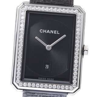 CHANEL - シャネル CHANEL H5318 ボーイフレンド ツイード ダイヤベゼル クォーツ ボーイズ 箱・保証書付き_896852
